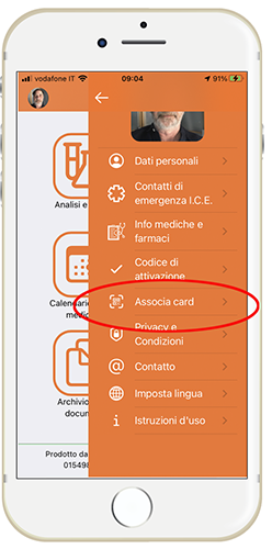 smartphone menu