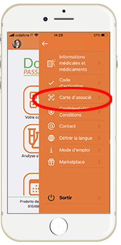 smartphone menu